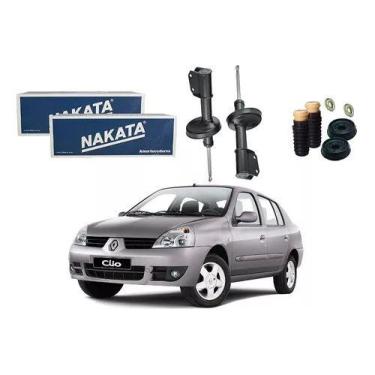 Imagem de Kit Amortecedor Batente Coxim Dianteiro Clio 1999 Á 2011 - NAKATA