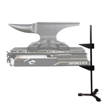 Imagem de Suporte para placa gráfica GPU, suporte para placa gráfica GPU, suporte vertical para jogos de PC, suporte para placa de vídeo para placas gráficas 1080ti gt 1030 2070 gt 1030, etc