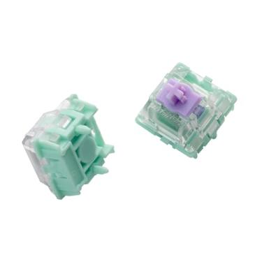 Imagem de MELETRIX Interruptores magnéticos para teclado WS Dash HE, 70 peças WS Dash Hall Effect Magnético Linear com haste POM, interruptores pré-lubrificados de mola de 30 gf 15 mm compatíveis com teclado