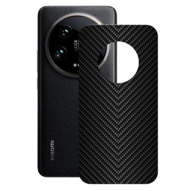 Imagem de Película para Xiaomi 14 Ultra - Traseira de Fibra de Carbono Preta - G
