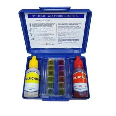 Imagem de Kit Analise Medidor De Ph E Cloro Para Piscinas - fp