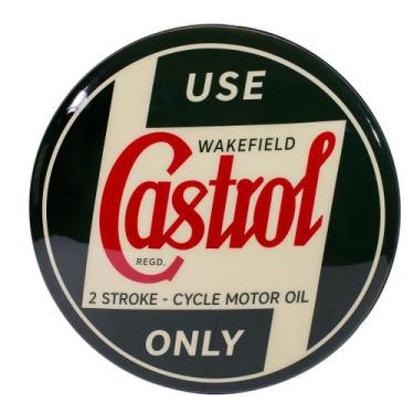 Imagem de Luminoso de Parede Castrol Motor Oil Retrô Vintage Bar, Garagem, Churr