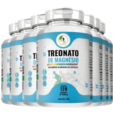 Imagem de KIT C/7 Treonato De Magnésio 500mg - 60 Cápsulas - Fits Life