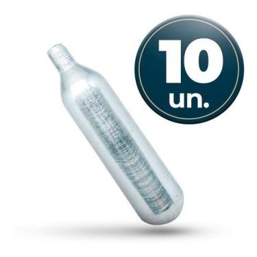 Imagem de 10un Co2 Mini Keg Chopeira Capsulas 16g - BARRIL VIX, ROSCA