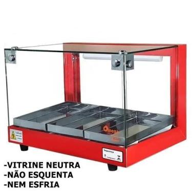 Imagem de B-VN47 - Vitrine Neutra Beta 47cm Vermelha - Bivolt - Omega
