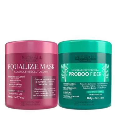 Imagem de Equalize Mask + Proboo Fiber 500g Cronograma Capilar - Prohall