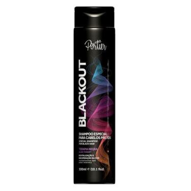 Imagem de Portier Blackout Shampoo para cabelos pretos 300 ml