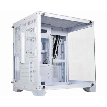 Imagem de Gabinete Gamer K-Mex Space Aqua White, Mid Tower, Sem Fonte, Sem Coole