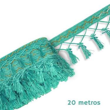 Imagem de Pingente De Seda Tassel - Fita- Verde Esmeralda - Nº: 539 C/20M- Nybc