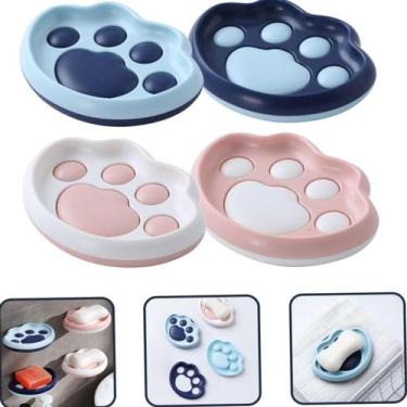 Imagem de 3 Saboneteiras Infantil Pet Cachorro Gato Banho Crianças - Inter