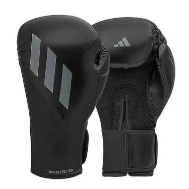 Imagem de Luva de Boxe adidas em PU Speed TILT 150 Preto e Cinza NL, 10 Oz