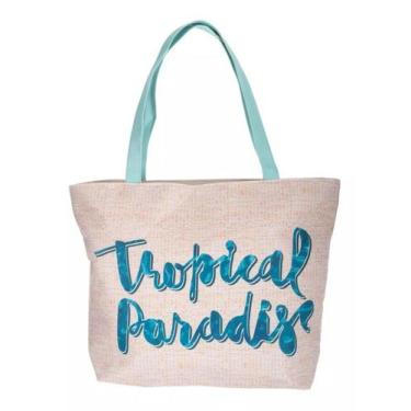 Imagem de Bolsa Praia Sacola Feminina Grande Verão P/ Viagem Passeio - PGB, Trop