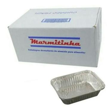 Imagem de  Marmita Alumínio P/ Bolo Empada Lembrancinha M90 220ml 100un - Mello 