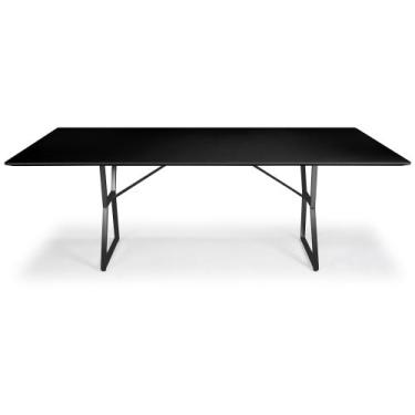 Imagem de Mesa de Jantar Itatiba Aço Carbono Preto - Drop mobiliário