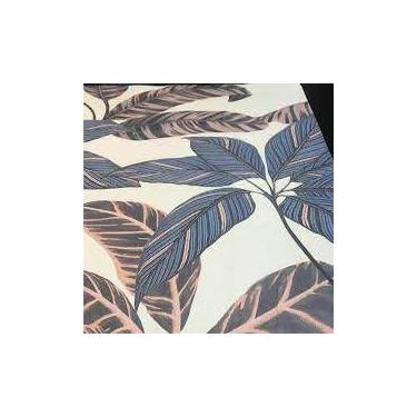 Imagem de  Papel de Parede Vinílico Contemporâneo Folhagens Azul  - bobinex