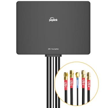 Imagem de Peplink Antena Fina 40G - Banda Ultra-Larga 5G e LTE (600-6000MHz), MIMO Omnidirecional, Perfil Baixo, Durável e Fácil de Instalar para Trailers, Ao Ar Livre, Casa/Escritório