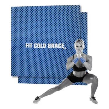 Imagem de Munhequeira Atoahada Gold SportsFit Cold - 2 Unidades, Único, Azul, Un
