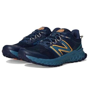 Imagem de New Balance Tênis de corrida feminino Fresh Foam Garoe V1 Trail, Nb azul marinho/flor de pêssego/jade cibernético, 5 Wide