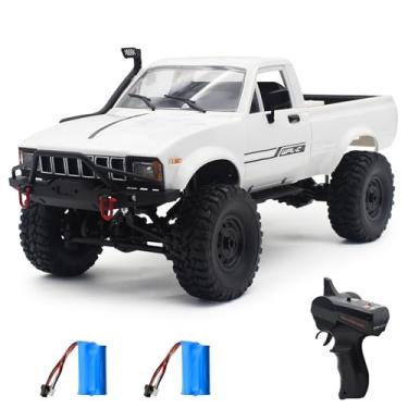 Imagem de Carro de controle remoto RC Crawler 1/16 Escala 4WD Off-road RC Rock Crawler Toys, acelerador e controle de direção Pickup Truck 2.4Ghz Escalada Veículo Caminhão para Crianças