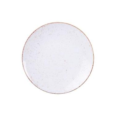 Imagem de Prato Sobremesa Tramontina Rustico Marrom MaxForce Porcelana 23cm