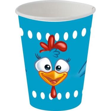 Imagem de Copo de Papel 200ml Festa Galinha Pintadinha  - 8 unidades - Festcolor
