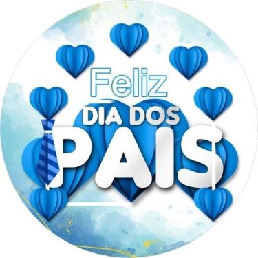 Imagem de Painel Festa Redondo C/ Elástico 1,50m Dia Dos Pais - Fadrix
