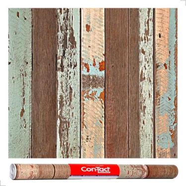 Imagem de Adesivo Envelopamento Decoração Parede Móveis Armários Madeira Demoliç