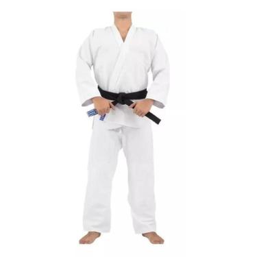 Imagem de Kimono Combate Bjj Inicante Adulto Branco Com Faixa Branca Torah, Bran