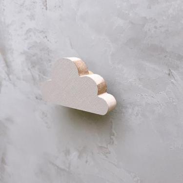 Imagem de 3 Ganchos de parede nuvem infantil decoração bebê 3Nubb15c - Hanger De