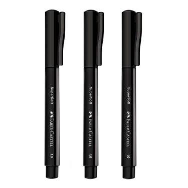 Imagem de Caneta Hidrográfica 1.0mm Ponta Média Porosa Supersoft Pen Faber Caste