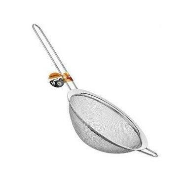 Imagem de COM OFERTA Peneira De Aço Inox 8cm Utensílios De Cozinha  1 Unidade OR