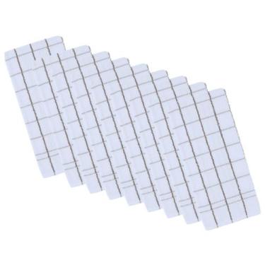 Imagem de Kit 9 panos de prato teka chef premium atoalhado 100% algodão 45 x 70c