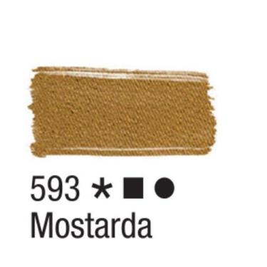 Imagem de Tinta Tecido Fosca 37ml Tons Claros Acrilex, 593 - MOSTARDA