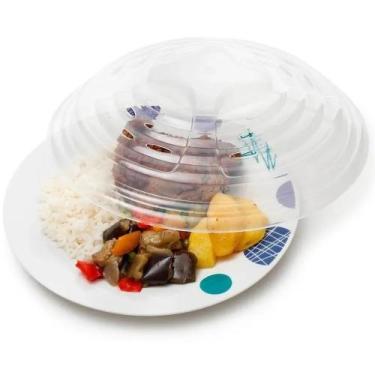 Imagem de Tampa para mocroondas protetor de alimentos prato atóxico - ERCA PLAST
