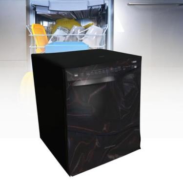 Imagem de Capa lava louças brastemp 12 serviços transparente - Capas Flex, PRETO