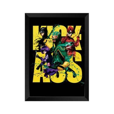 Imagem de Quadro Decorativo Kick Ass com acrílico A4 - Kolor