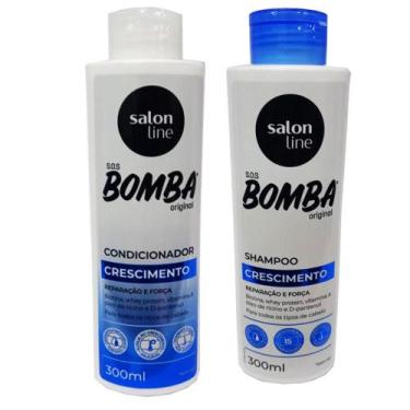 Imagem de Kit S.o.s Bomba Vitaminas Shampoo Condicionador Salon Line
