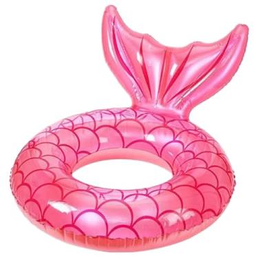 Imagem de Boia Bote Inflável Redonda Sereia Piscina Praia