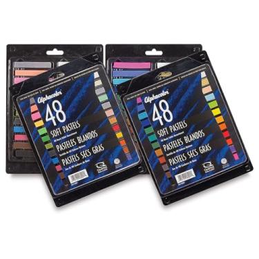 Imagem de Alphacolor Pastéis macios – Cores básicas, conjunto de 48