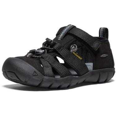 Imagem de KEEN Sandália unissex infantil Seacamp Ii CNX, Preto/cinza, 11 Little Kid