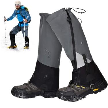Imagem de Polainas para botas de caminhada à prova d'água, polainas de caça à prova d'água - Bota jacarés para caça | Polainas respiráveis ​​ajustáveis ​​para caça, alpinismo ou caminhada na neve