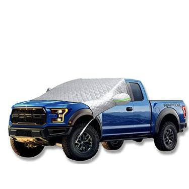 Imagem de DOBOLAN Capa de Neve para Para-Brisa e Janela Lateral de Caminhonete de Inverno, Capa Protetora de Camada Espessa de Tamanho Grande, Capa Magnética para Carro Adequada para Todos Os Modelos