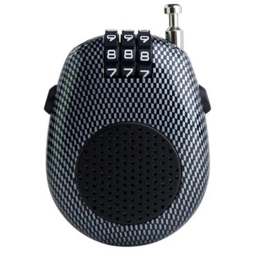 Imagem de Fechadura de combinação pequena, fechaduras de bagagem, Fechadura retrátil para bagagem, Cadeado abs de aço portátil, bloqueio combinado de viagem multiuso para malas de carrinho de snowboard de viage