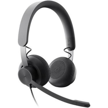 Imagem de Fone de Ouvido Logitech Zone Wired 981-000871 USB-C, preto