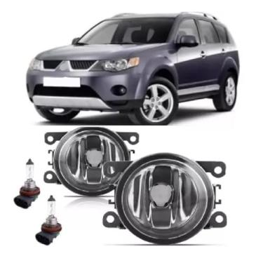 Imagem de Par Farol De Milha Universal Outlander 2007 2008 2009 2010 2011 2012 2013 + Lâmpada
