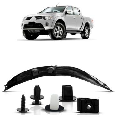 Imagem de Parabarro Parte Traseira Grande LE + Kit Presilha L200 Triton 2007 A 2