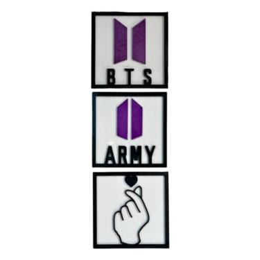 Imagem de 3D Tech solutions, Kit Quadros Bts Army - K-pop Dorameira