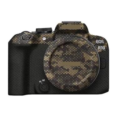 Imagem de JERXTTON Película protetora premium para câmera premium antirarranhões para Canon EOS R10 (Mamba) dourada