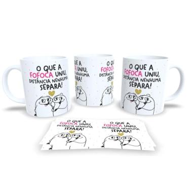 Imagem de Caneca de Porcelana Personalizada Frases Engraçadas, Divertidas e Deboche Pack19 (O que a fofoca uniu)