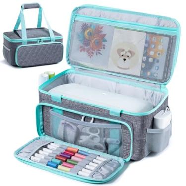 Imagem de IMAGINING Estojo De Transporte Compatível Com Máquina De Corte Inteligente Cricut Joy Xtra, Estojo Cricut Joy Xtra Com Bolsos Para Acessórios Cricut, Ferramentas Cricut